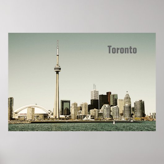 Toronto-Skyline-Plakat Poster (Vorne)