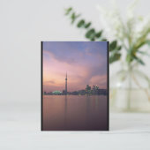 Toronto Skyline Portrait Postkarte (Stehend Vorderseite)