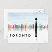 Toronto Skyline Postcard Postkarte (Vorne/Hinten)
