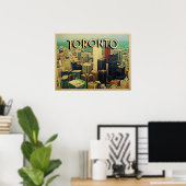 Toronto Skyline Poster (Heimbüro)