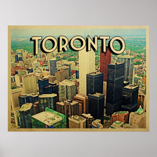 Toronto Skyline Poster (Vorne)