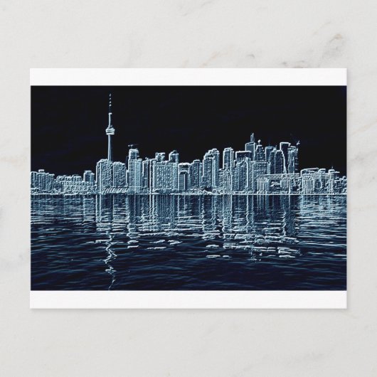 Toronto Skyline Postkarte (Vorderseite)