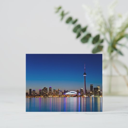 Toronto Skyline Postkarte (Stehend Vorderseite)