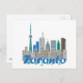 Toronto Skyline Postkarte (Vorne/Hinten)