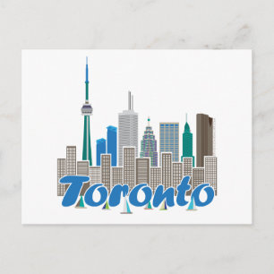 Toronto Skyline Postkarte