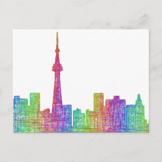 Toronto Skyline Postkarte