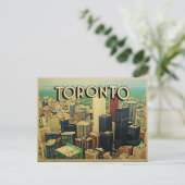 Toronto Skyline Postkarte (Stehend Vorderseite)