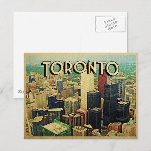 Toronto Skyline Postkarte (Vorne/Hinten)