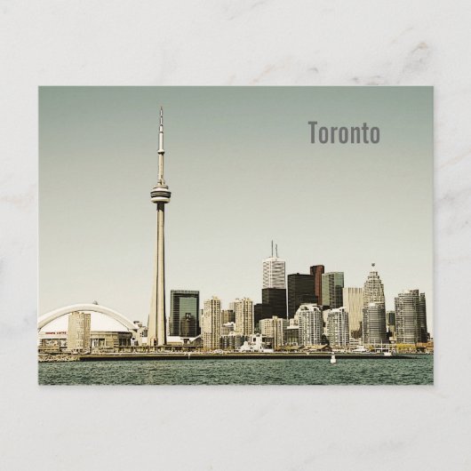 Toronto-Skyline-Postkarte Postkarte (Vorderseite)