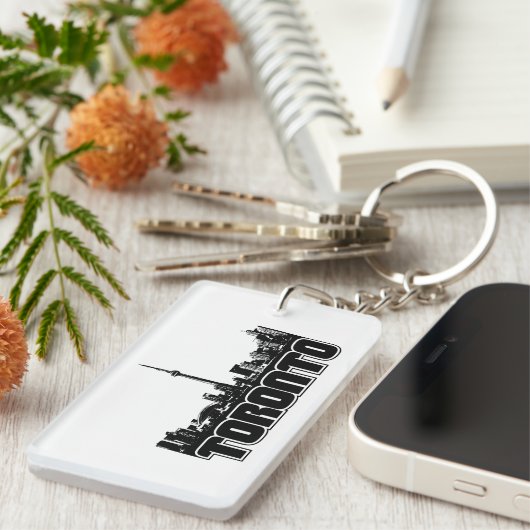 Toronto-Skyline Schlüsselanhänger (Vorderseite rechts)