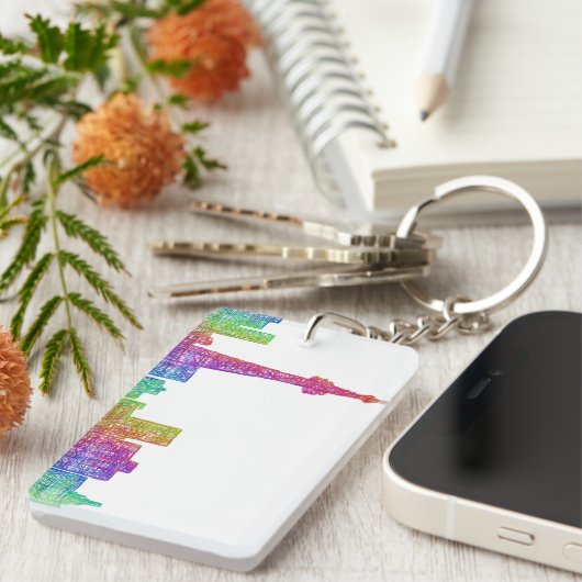 Toronto-Skyline Schlüsselanhänger (Vorderseite rechts)