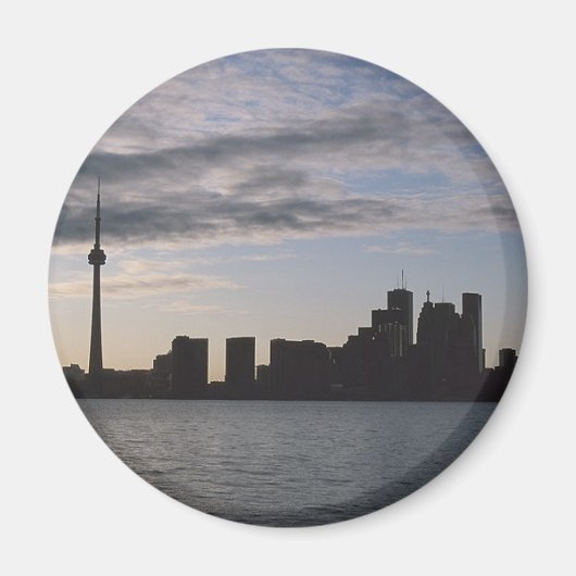Toronto Skyline Silhouette Magnet (Vorne)