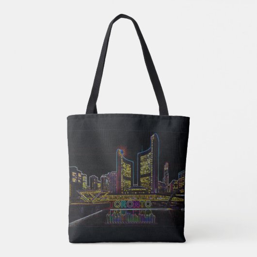 Toronto Skyline Tasche (Rückseite)