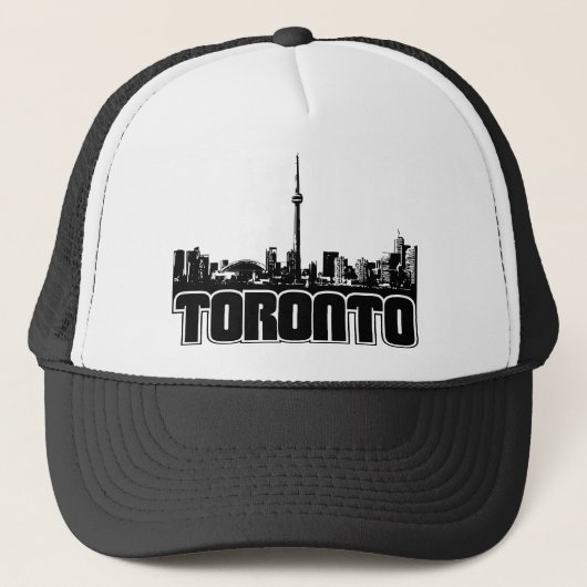 Toronto-Skyline Truckerkappe (Vorderseite)