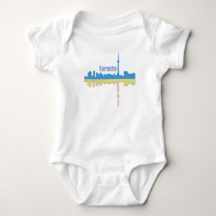 Toronto Skyline v1 Baby Strampler