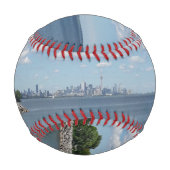 Toronto Skyline View Vom See Baseball (Vorderseite)