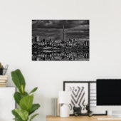 Toronto-Skyline vom Sheldon Lookout Reflection 2 Poster (Heimbüro)
