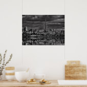 Toronto-Skyline vom Sheldon Lookout Reflection 2 Poster (Küche)