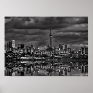 Toronto-Skyline vom Sheldon Lookout Reflection 2 Poster