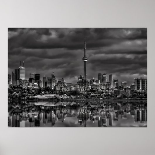 Toronto-Skyline vom Sheldon Lookout Reflection 2 Poster (Vorne)