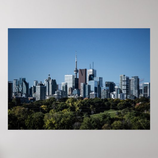 Toronto Skyline Von Riverdale Park Nr. 8 Farbe Poster (Vorne)