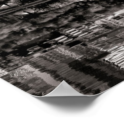 Toronto Skyline Von Sheldon Lookout Reflektion 1 Poster (Ecke)