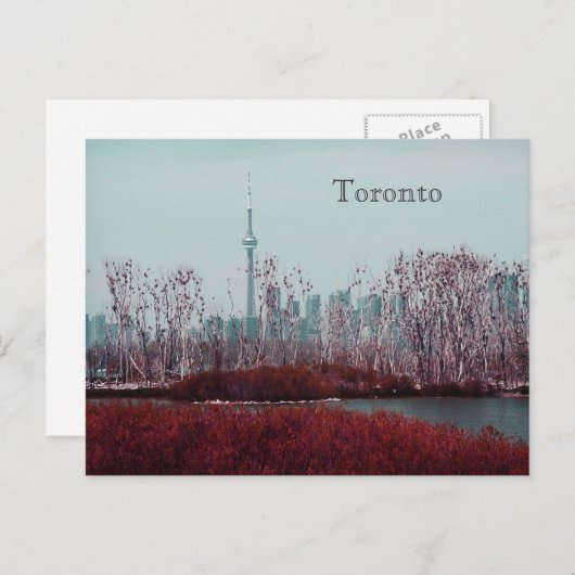 Toronto Spring Skyline Postkarte (Vorne/Hinten)