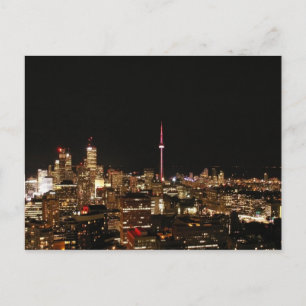 Toronto-Stadt-Lichter Postkarte