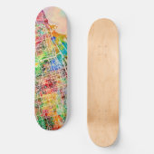 Toronto-Stadt-Straßenkarte Skateboard (Vorderseite)