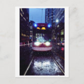Toronto, Street Car in Heavy Rain Postkarte (Vorderseite)