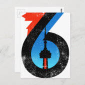 Toronto The Six Postkarte (Vorne/Hinten)