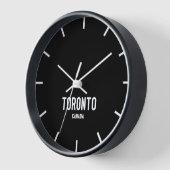 Toronto Time Zone Newsroom Wall Clock Uhr (Winkel)