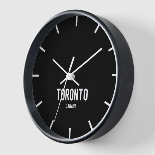 Toronto Time Zone Newsroom Wall Clock Uhr (Winkel)