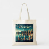 Toronto-Tote mit himmelhoher Liebe Tragetasche (Rückseite)