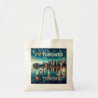 Toronto-Tote mit himmelhoher Liebe Tragetasche