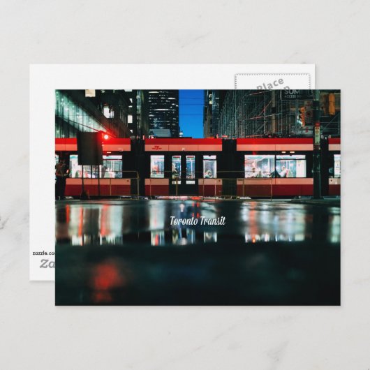 Toronto Transit Postkarte (Vorne/Hinten)
