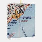 Toronto Vintag Map Keramikornament (Rechts)