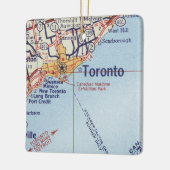 Toronto Vintag Map Keramikornament (Links)