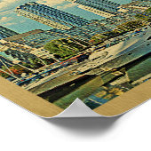 Toronto Vintage Travel Poster (Ecke)