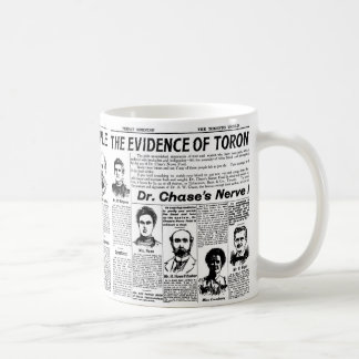 Toronto - Vintage Zeitung Kaffeetasse