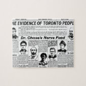 Toronto - Vintage Zeitung Puzzle (Horizontal)