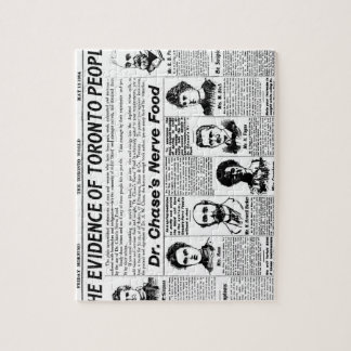 Toronto - Vintage Zeitung Puzzle