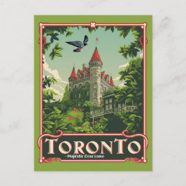 Toronto: Vintages Casa Loma Postkarte