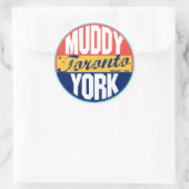 Toronto Vintages Etikett Runder Aufkleber (Tasche)