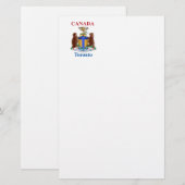 Toronto-Wappen Briefpapier (Vorne/Hinten)