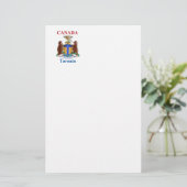 Toronto-Wappen Briefpapier (Stehend Vorderseite)