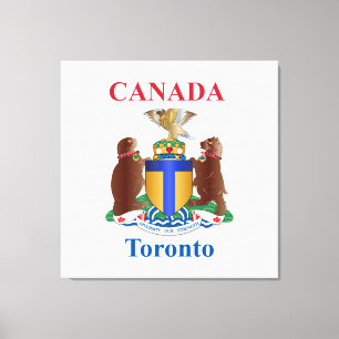 Toronto-Wappen Leinwanddruck