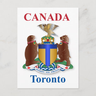 Toronto-Wappen Postkarte