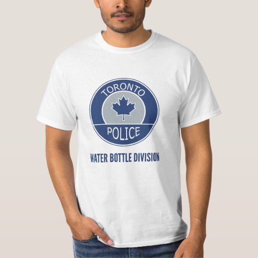 Toronto-Wasser-Flaschen-Polizei-Shirt T-Shirt (Vorderseite)