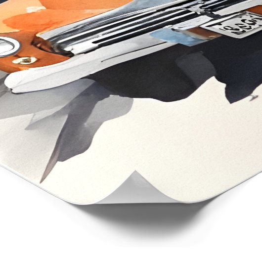 Toronto Wasserfarbenkunst Poster (Ecke)